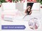 White Satin Ribbon 4 Inch Wide Double Face White Ribbon,(10 Yards)
